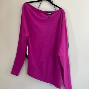 Express off the shoulder sweater.